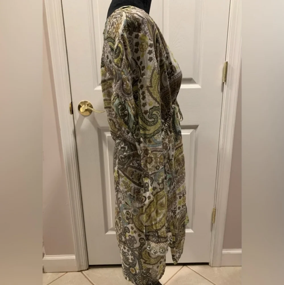 Athleta Blue and Green Swim Coverup - Picture 3 of 5